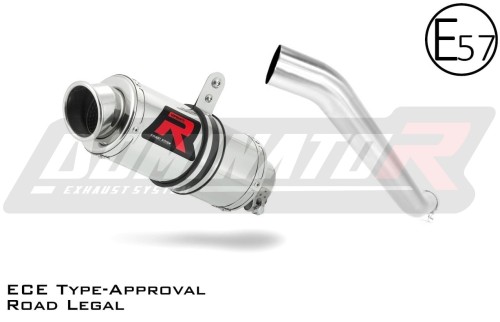 escape silenciador DOMINATOR homologado GP1 compatible con la motocicleta Kawasaki ZX6R 636 2003  2004 3