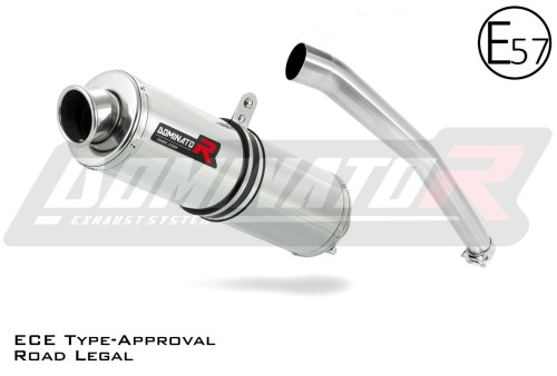 escape silenciador DOMINATOR homologado redondo compatible con la motocicleta Yamaha YZF R6 1999  2002 3