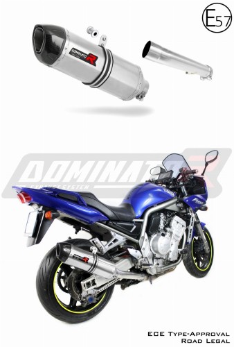 escape silenciador DOMINATOR homologado HP1 compatible con la motocicleta Yamaha FZS FAZER 1000 2001  2005 5