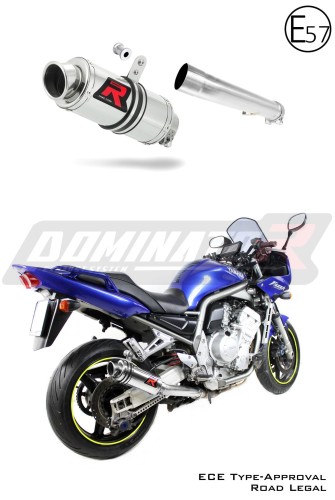 Yamaha FZS FAZER 1000 2001 - 2005 Motorcycle EU Approved Street Legal Muffler Auspuff Sportauspuff Silencer Echappement Silencieux Scarico Scarichi Escape Wydech Tłumik GP1 Dominator Exhaust System x