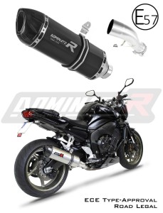 Yamaha FZ1 FAZER 1000 2006 - 2015 EU Homologado aprobado Silenciador Escape HP1 NEGRO