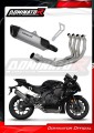 sistema de escape completo con silenciador DOMINATOR titanio Full System HP6 compatible con la motocicleta YZF R1 1000 RN65 2020  2024 2