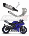 complete exhaust system with muffler DOMINATOR titanium Full System HP6 fits to Yamaha YZF R6 2017  2023 5