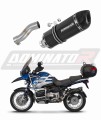 escape silenciador DOMINATOR HP1 negro compatible con la motocicleta BMW R850R 2004  2007 6