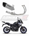 sistema de escape completo con silenciador DOMINATOR Full System titanio HP6 compatible con la motocicleta Yamaha Tracer 7 / GT 2020  2024