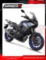 sistema de escape completo con silenciador DOMINATOR Full System titanio HP6 compatible con la motocicleta Yamaha Tracer 7 / GT 2020  2024 6