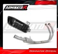 sistema de escape completo con silenciador DOMINATOR Full System HP6 negro compatible con la motocicleta Yamaha Tracer 7 / GT 2020  2024 3