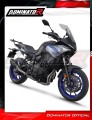 complete exhaust system with muffler DOMINATOR Full System HP6 BLACK fits to Yamaha Tracer 7 / GT 2020  2024 6