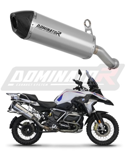 exhaust muffler DOMINATOR homologated road legal titanium HP7 fits to BMW R1200GS Adventure 2013  2018