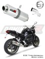 exhaust muffler DOMINATOR homologated road legal OVAL fits to YAMAHA FZ1 1000 FAZER 2006  2015 8