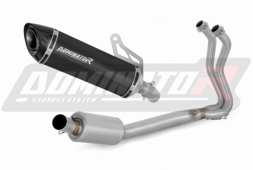 Kawasaki Z400 2018-2023 Full system Kolektor wydech Tłumik HP8 BLACK + dB killer
