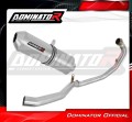 sistema de escape completo con silenciador DOMINATOR Full System OVR compatible con la motocicleta KTM 390 Adventure 2020  2024 2