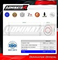 escape silenciador DOMINATOR OVR compatible con la motocicleta Suzuki GSXR 1300 Hayabusa 1999  2007 3
