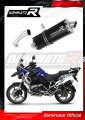 escape silenciador DOMINATOR homologado P7 negro compatible con la motocicleta BMW R1200GS 2004  2009 2