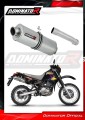 escape silenciador DOMINATOR oval compatible con la motocicleta Suzuki DR 650 R / RU / S 1990  1995 2