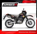 escape silenciador DOMINATOR oval compatible con la motocicleta Suzuki DR 650 R / RU / S 1990  1995 5