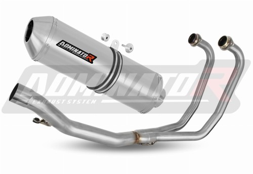 Suzuki GS 500E 1989 - 2009 EXHAUST Collector Manifold Full System Muffler Auspuff Sportauspuff Silencer Echappement Silencieux Scarico Scarichi Escape Wydech Tłumik OVR Dominator Exhaust System x