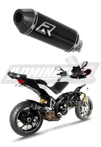 Ducati MTS MULTISTRADA 1200 2010 - 2014 Silenciador Escape HP3 NEGRO + dB killer