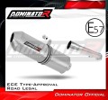 escape silenciador DOMINATOR homologado OVR compatible con la motocicleta Yamaha FZS FAZER 1000 2001  2005 2
