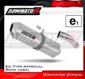 escape silenciador DOMINATOR homologado OVR compatible con la motocicleta Honda CBR 600F PC41 2011  2015 2