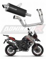 Benelli TRK 702 X 2023 - 2024 EXHAUST Muffler Auspuff Sportauspuff Silencer Echappement Silencieux Scarico Scarichi Escape Wydech Tłumik P7 Black Dominator Exhaust System x
