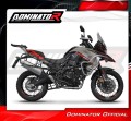 sistema de escape completo con silenciador DOMINATOR Full System titanio P7 compatible con la motocicleta Benelli TRK 702 / TRK 702X 2023  2024 3