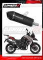 escape silenciador DOMINATOR HP7 negro compatible con la motocicleta Benelli TRK 702 / TRK 702X 2023  2024