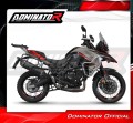 escape silenciador DOMINATOR HP7 negro compatible con la motocicleta Benelli TRK 702 / TRK 702X 2023  2024 3