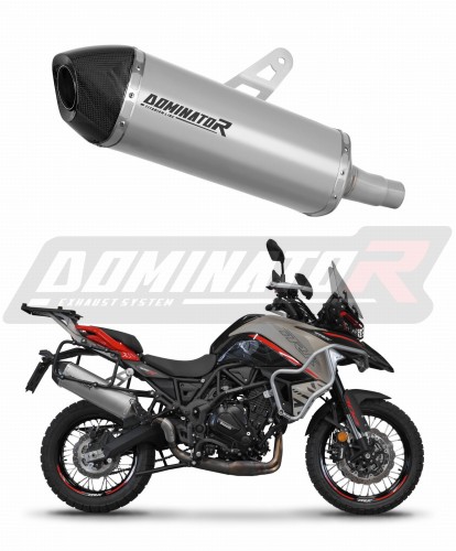 escape silenciador DOMINATOR titanio HP7 compatible con la motocicleta Benelli TRK 702 / TRK 702X 2023  2024 5