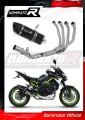 sistema de escape completo con silenciador DOMINATOR Full System HP6 negro compatible con la motocicleta Kawasaki Z 900 2017  2019 2