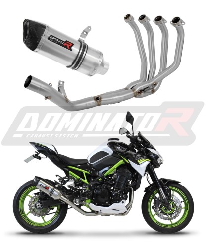 complete exhaust system with muffler DOMINATOR Full System HP6 fits to Kawasaki Z 900 A2 2017  2019