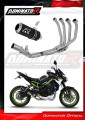 sistema de escape completo con silenciador DOMINATOR Full System GP negro compatible con la motocicleta Kawasaki Z 900 A2 2017  2019 2