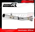 decat silenciador central DOMINATOR Mid Pipe compatible con la motocicleta Kawasaki Z 900 A2 2017  2019 3