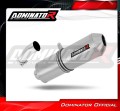 escape silenciador DOMINATOR OVR compatible con la motocicleta BMW F700GS 2012  2017 2