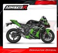 escape silenciador DOMINATOR titanio HP8 compatible con la motocicleta Kawasaki ZX10R 2016  2020 5