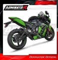 exhaust muffler DOMINATOR HP8 BLACK fits the motorcycle Kawasaki ZX10R 2016   2020 4