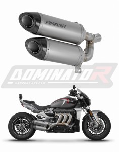 TRIUMPH ROCKET 3 GT 2019 - 2024 Silenciador Escape Titanio HP8 + dB killer
