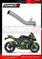 decat silenciador central DOMINATOR Mid Pipe compatible con la motocicleta Kawasaki ZX10R 2016  2020 2