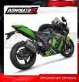 decat silenciador central DOMINATOR Mid Pipe compatible con la motocicleta Kawasaki ZX10R 2016  2020 4