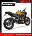 sistema de escape completo con silenciador DOMINATOR Full System titanio HP8 compatible con la motocicleta Triumph STREET TRIPLE 765 S / R / RS 2023  2024