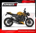 sistema de escape completo con silenciador DOMINATOR Full System titanio HP8 compatible con la motocicleta Triumph STREET TRIPLE 765 S / R / RS 2023  2024 2