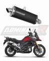 exhaust muffler DOMINATOR P7 BLACK fits to Suzuki DL 1000 VStrom 2014  2016