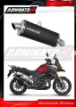 escape silenciador DOMINATOR P7 negro compatible con la motocicleta Suzuki DL 1000 VStrom 2017  2020