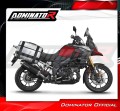 escape silenciador DOMINATOR P7 negro compatible con la motocicleta Suzuki DL 1000 VStrom 2017  2020 4
