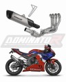 sistema de escape completo con silenciador DOMINATOR Full System titanio HP6 compatible con la motocicleta Honda CBR 1000RRR Fireblade / SP 2020  2024