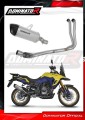 complete exhaust system with muffler DOMINATOR Full System titanium HP6 fits to Suzuki VStrom 800 SE / DE 2023  2024 2