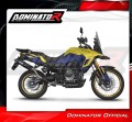 sistema de escape completo con silenciador DOMINATOR Full System MX2 negro compatible con la motocicleta Suzuki VStrom 800 SE / DE 2023  2024 3