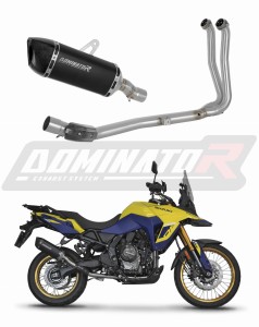 Suzuki V-Strom 800 SE / DE 2023 - 2024 Sistema de escape Colector Silenciador HP6 NEGRO + dB killer