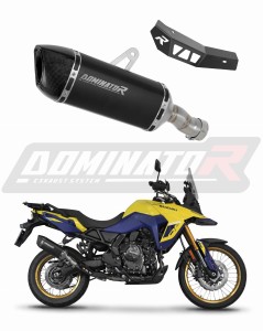 Suzuki V-Strom 800 SE / DE 2023 - 2024 Silenciador Escape HP6 NEGRO + dB killer
