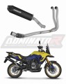 complete exhaust system with muffler DOMINATOR Full System MX2 BLACK fits to Suzuki VStrom 800 SE / DE 2023  2024 5